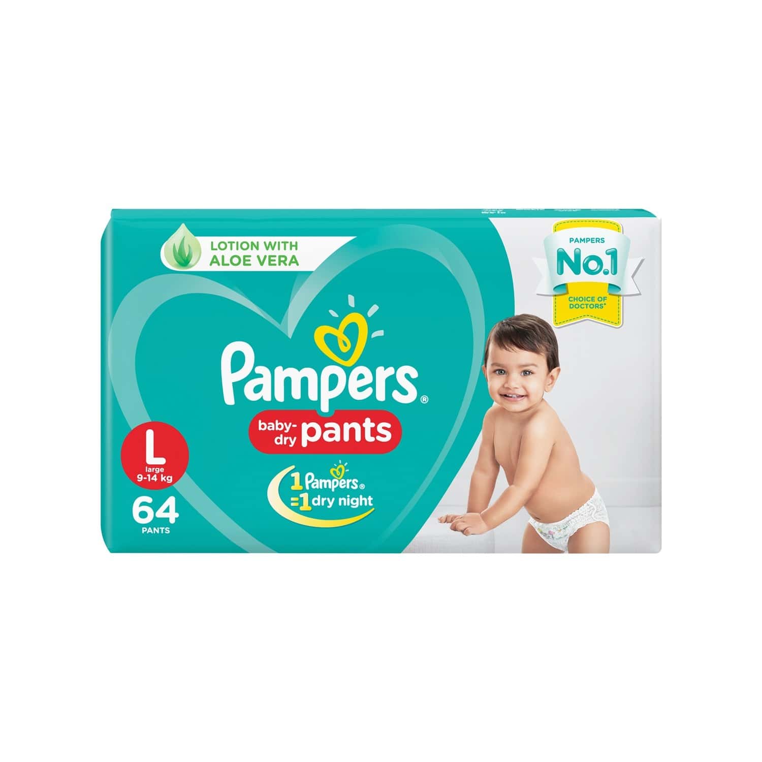 Pampers Baby Pant Diapers L64Mrp 1049 Size Large