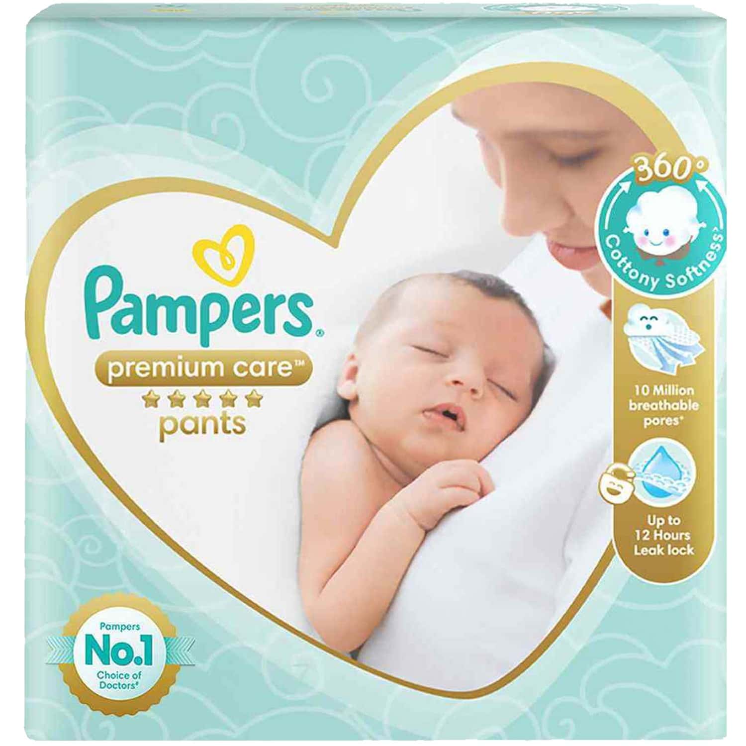 Pampers Premium Care Pants For Baby, M (16Pants) - Town Tokri