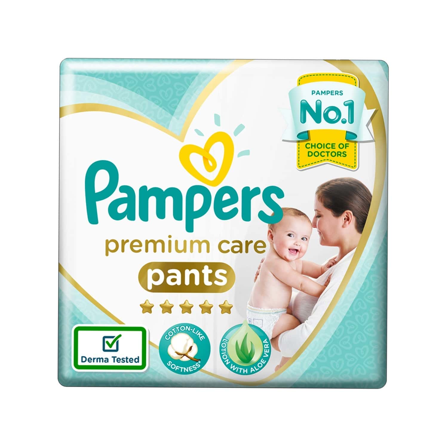 Buy Pampers Premium Care Diaper Pants, Large 44 pcs + Baby Wet Wipes 72 pcs  (Pack Of 2) Online at Best Price of Rs 1211.78 - bigbasket